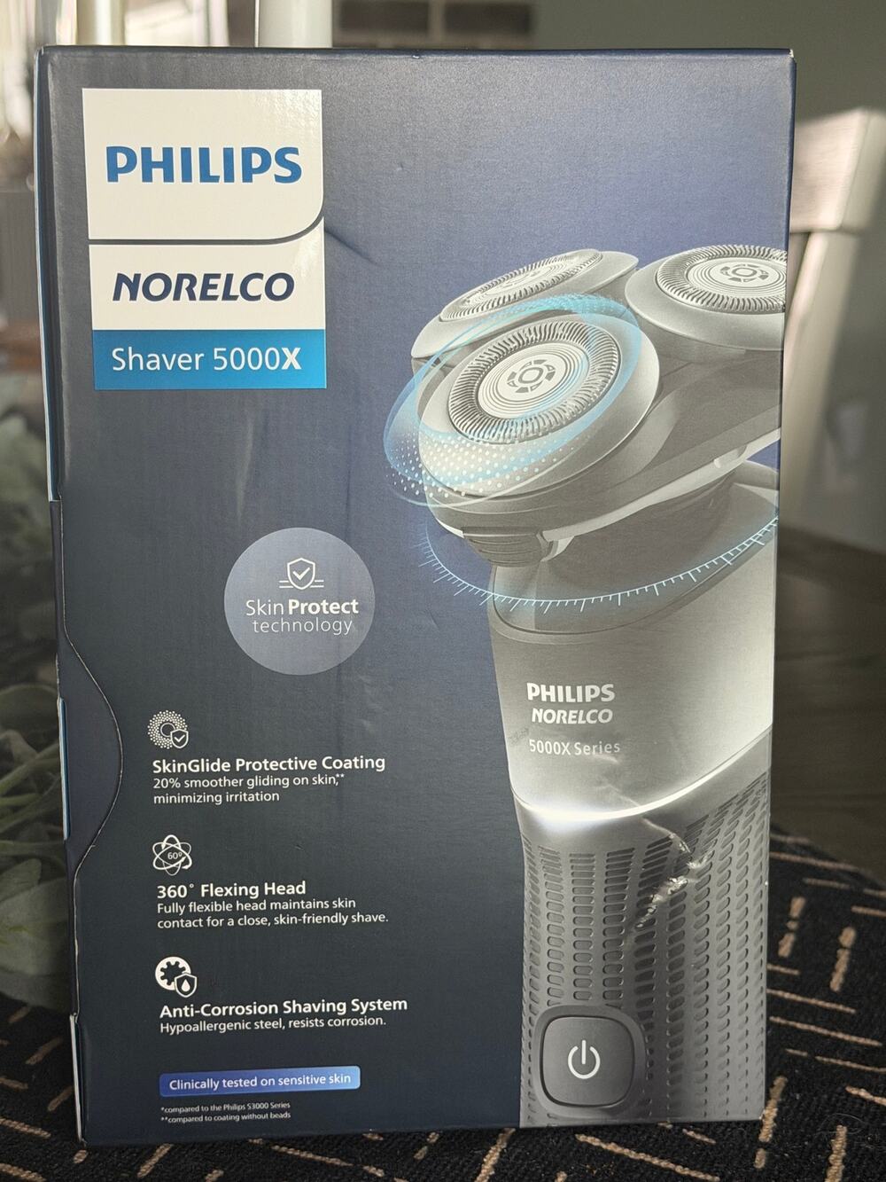 Philips Norelco Shaver 5000X Wet Dry Rechargeable Electric Razor Trimmer NIB